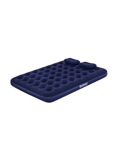Bestway Colchon Double avec Gonfleur et Oreillers 203x152x22 cm Gonflable et Camping 67374