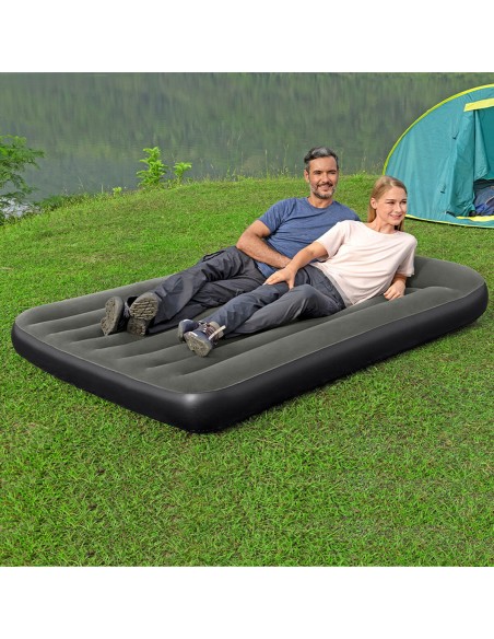 Bestway Matelas gonflable individuel 191x137x30 cm pour camping 67681