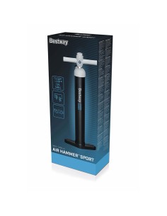 Bestway Sport Pompe à main 25x10,5x65 cm Gonflable et Camping 62227 2