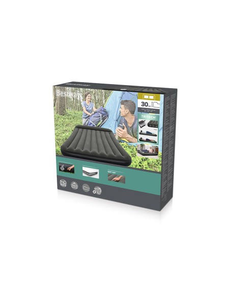 Bestway Matelas Double Gonflable et Camping 203x152x30 cm 67682