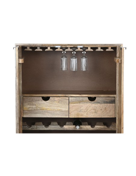 Range Bouteilles Home ESPRIT Blanc Bois de manguier 84 x 41 x 108 cm