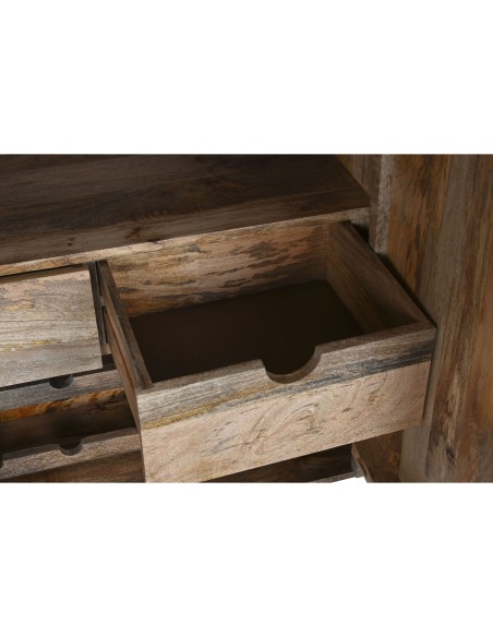 Range Bouteilles Home ESPRIT Blanc Bois de manguier 84 x 41 x 108 cm