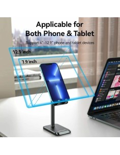 Support pour téléphone portable ou tablette Vention KCQB0 Noir 2