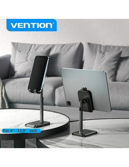 Support pour téléphone portable ou tablette Vention KCQB0 Noir