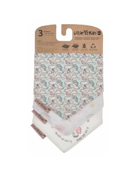 Ensemble de Bavoirs Unicorn 42 x 16 cm 3 Pièces