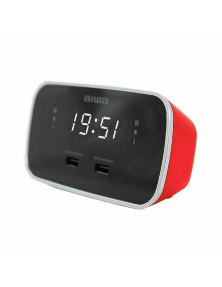 Radio-réveil Aiwa CRU-19RD Rouge