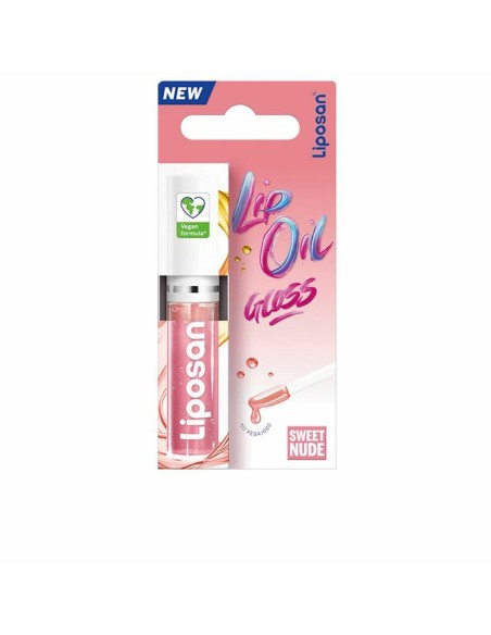 Baume à lèvres avec couleur Liposan Lip Oil Gloss Sweet Nude 5,5 ml