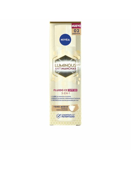 CC Cream Nivea LUMINOUS 630º Moyen Spf 30 40 ml