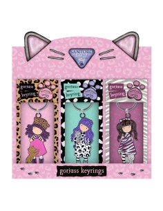 Porte-clés Gorjuss Purrrrrfect love 12 Pièces