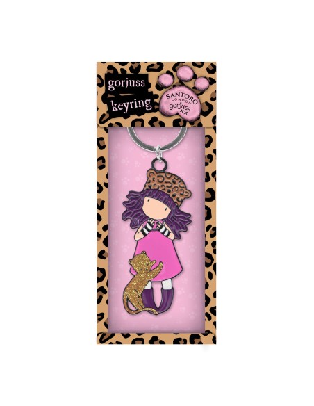 Porte-clés Gorjuss Purrrrrfect love 12 Pièces