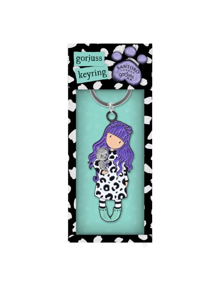 Porte-clés Gorjuss Purrrrrfect love 12 Pièces