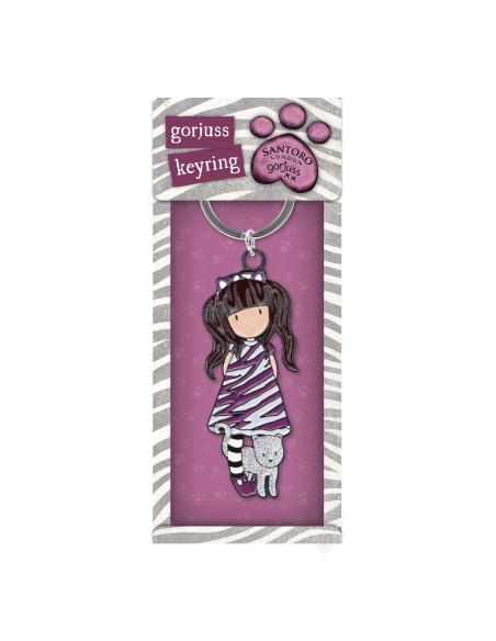 Porte-clés Gorjuss Purrrrrfect love 12 Pièces