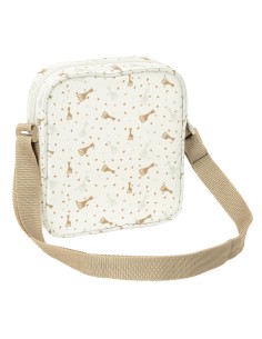 Sac à Bandoulière Sophie la Girafe Beige 16 x 18 x 4 cm 2