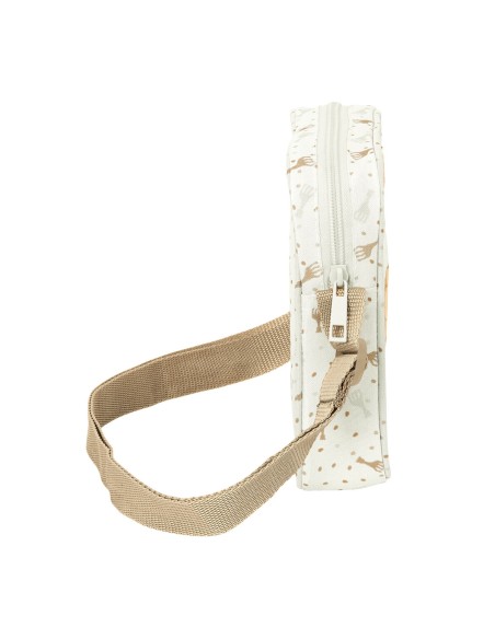 Sac à Bandoulière Sophie la Girafe Beige 16 x 18 x 4 cm