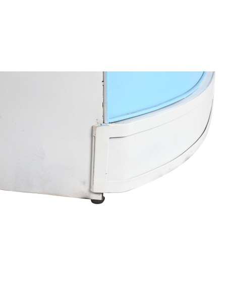 Meuble bar Home ESPRIT Blanc Marron Turquoise 157 x 52 x 90 cm