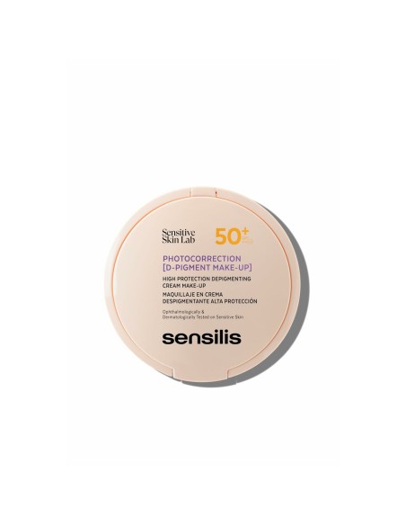 Crème hydratante effet maquillant Sensilis Photocorrection [D-Pigment Make-Up] Nº 02 Spf 50 10 g