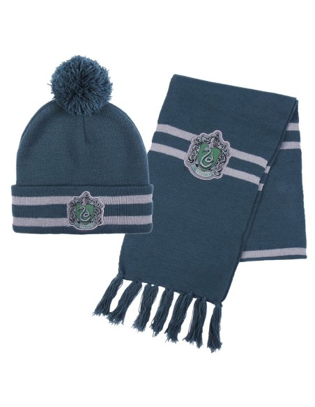 Bonne et écharpe Harry Potter Dark Green