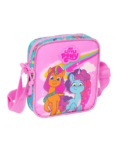 Sac à Bandoulière My Little Pony Magic Rose Turquoise 16 x 18 x 4 cm