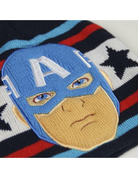 Bonnet enfant Captain America The Avengers Bleu foncé