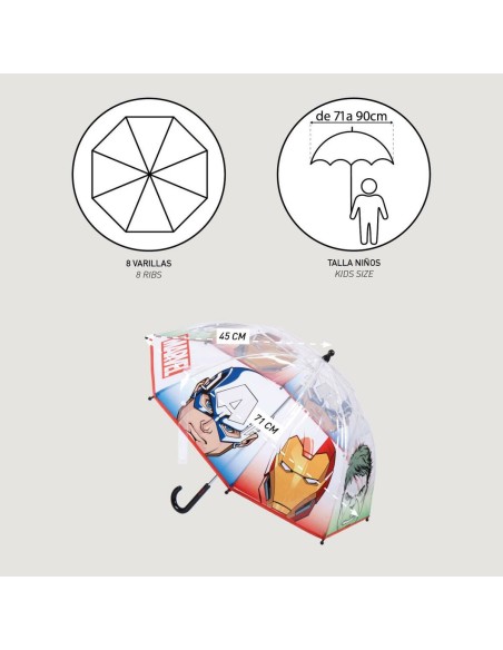 Parapluie The Avengers 100 % POE (Ø 71 cm)