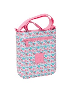 Sac à Bandoulière Moos Flores Multicouleur 21 x 25 x 4.5 cm