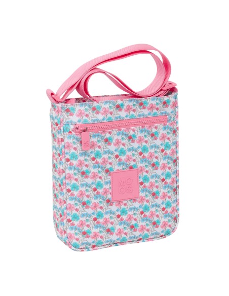 Sac à Bandoulière Moos Flores Multicouleur 21 x 25 x 4.5 cm