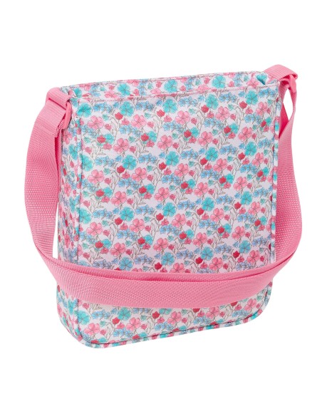 Sac à Bandoulière Moos Flores Multicouleur 21 x 25 x 4.5 cm
