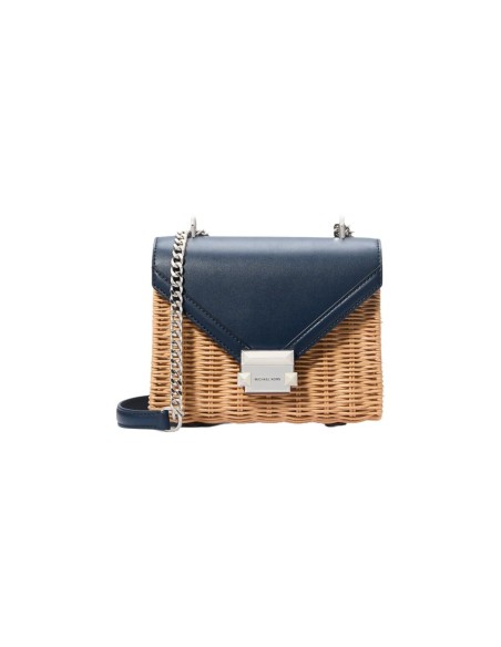 Sac à Bandoulière Michael Kors WHITNEY-NAVY Bleu 21 x 18 x 7 cm