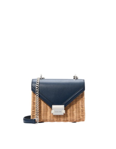 Sac à Bandoulière Michael Kors WHITNEY-NAVY Bleu 21 x 18 x 7 cm