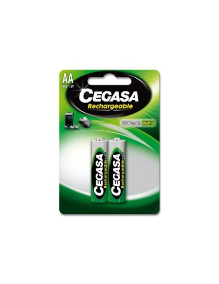 Piles Rechargeables Cegasa 104371 2100 mAh (2 uds)