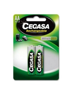 Piles Rechargeables Cegasa 104371 2100 mAh (2 uds) 2