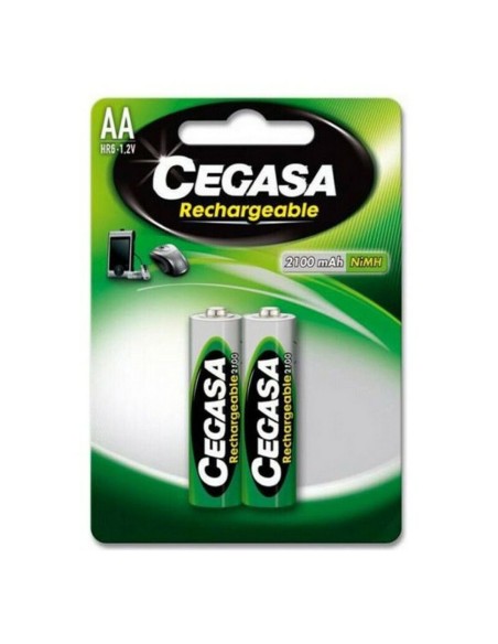 Piles Rechargeables Cegasa 104371 2100 mAh (2 uds)