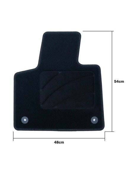 Set de tapis de voitures OCC Motorsport OCCPG0031BL