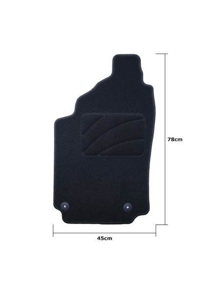 Set de tapis de voitures OCC Motorsport OCCD0022 5 Pièces