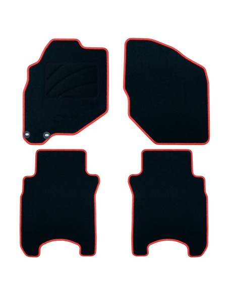 Set de tapis de voitures OCC Motorsport OCCHN0022RD Rouge 5 Pièces