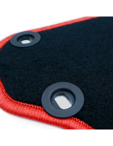 Set de tapis de voitures OCC Motorsport OCCHN0022RD Rouge 5 Pièces