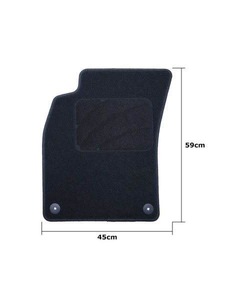 Set de tapis de voitures OCC Motorsport OCCD0025 5 Pièces