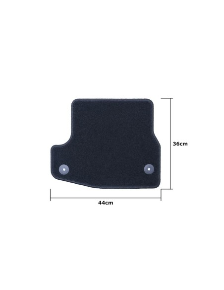 Set de tapis de voitures OCC Motorsport OCCD0021 5 Pièces