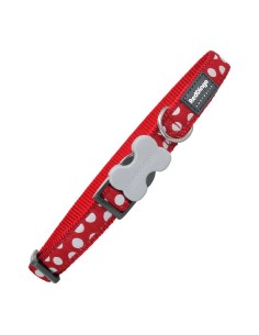 Collier pour Chien Red Dingo Pois (1,5 x 24-36 cm)