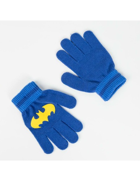Bonnet et gants Batman Bleu