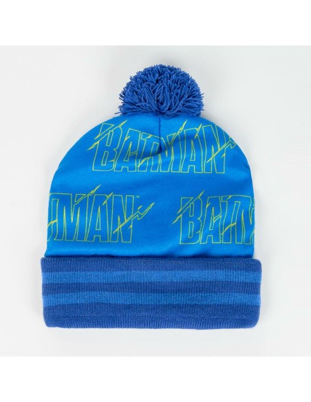 Bonnet et gants Batman Bleu