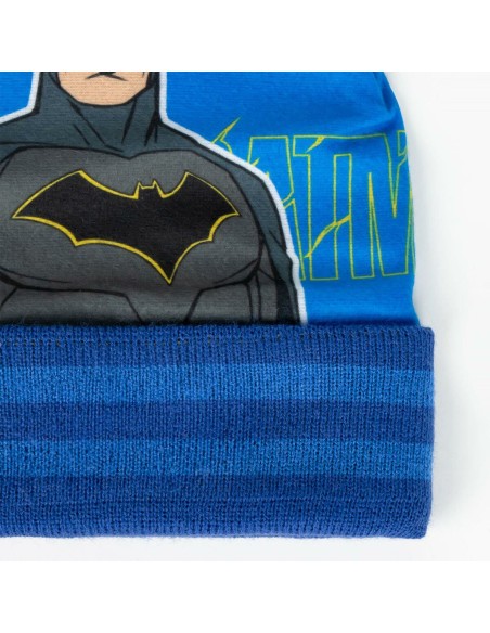 Bonnet et gants Batman Bleu