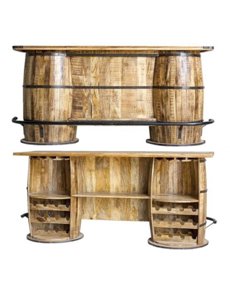 Meuble bar Home ESPRIT 180 x 60 x 100 cm