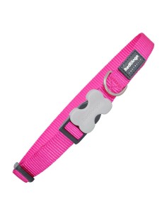 Collier pour Chien Red Dingo Lisse Fuchsia (2,5 x 41-63 cm)