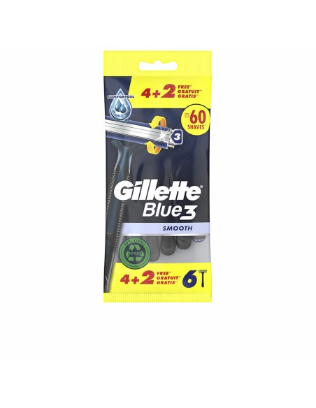 Rasoirs Jetables Gillette BLUE 3 (6 Unités)