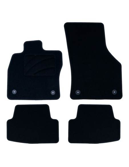 Set de tapis de voitures OCC Motorsport OCCVW0022 Noir 5 Pièces