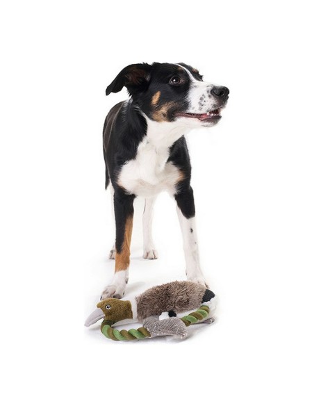 Jouet pour chien en peluche Hunter Wildlife Train Avec corde Canard (26 cm)