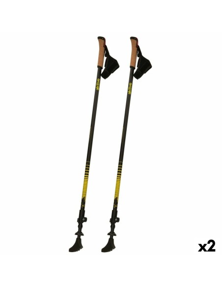 Bâton Trekking Aktive 4,5 x 135 x 3 cm (2 Unités)