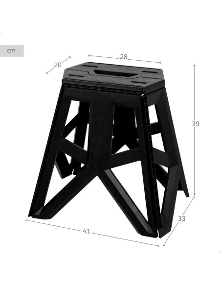 Tabouret Pliant Aktive 41 x 39 x 33 cm (4 Unités)