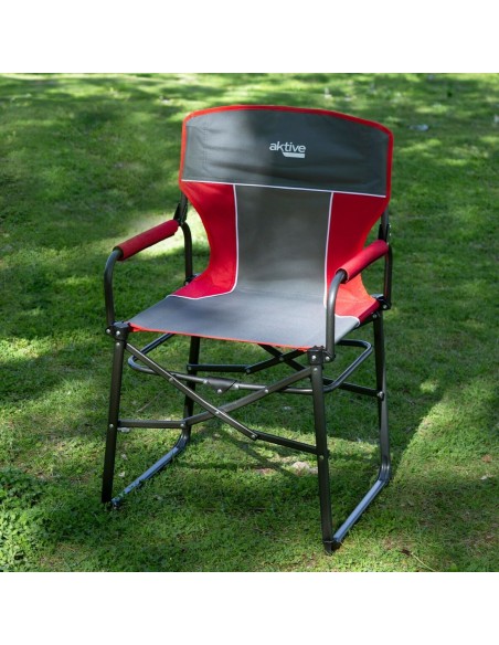 Chaise de camping pliante Aktive 54 x 92 x 49 cm (2 Unités)